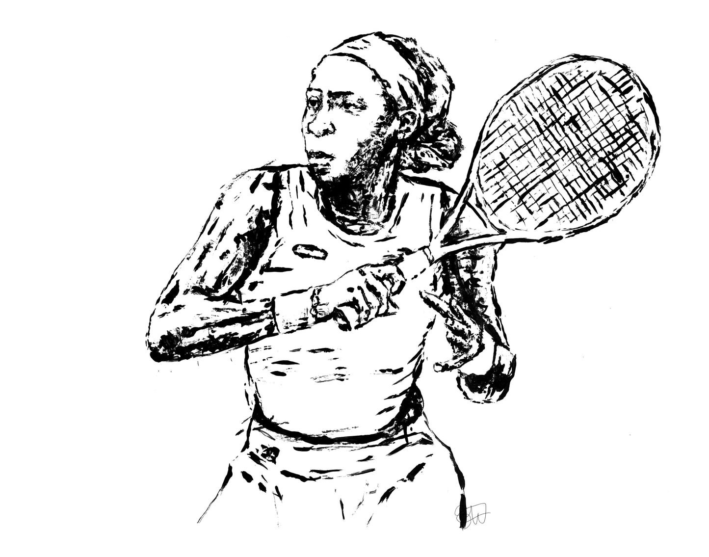 Coco Gauff  print