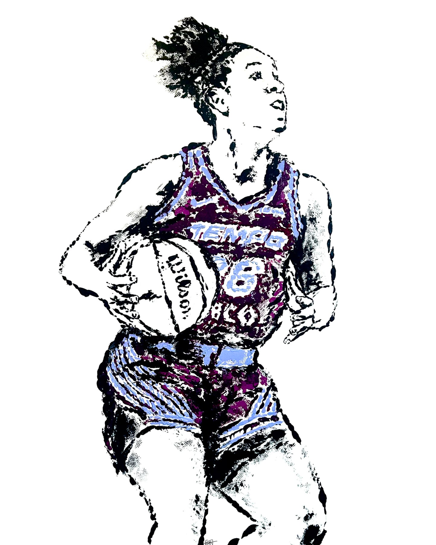 Kia Nurse, Toronto Tempo print