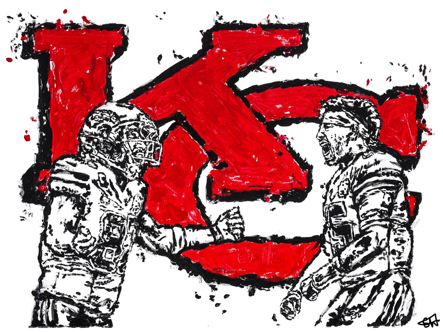 Travis Kelce and Patrick Mahomes