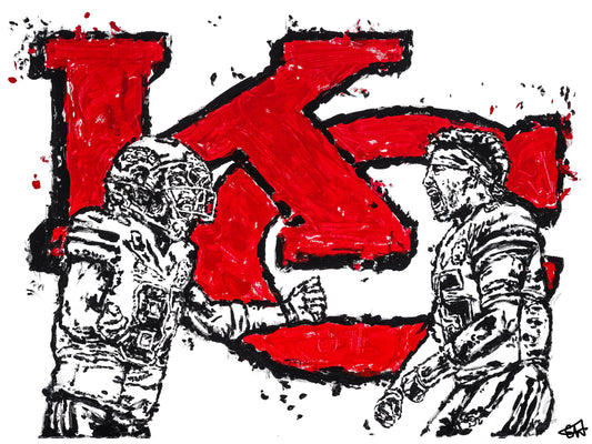 Travis Kelce and Patrick Mahomes