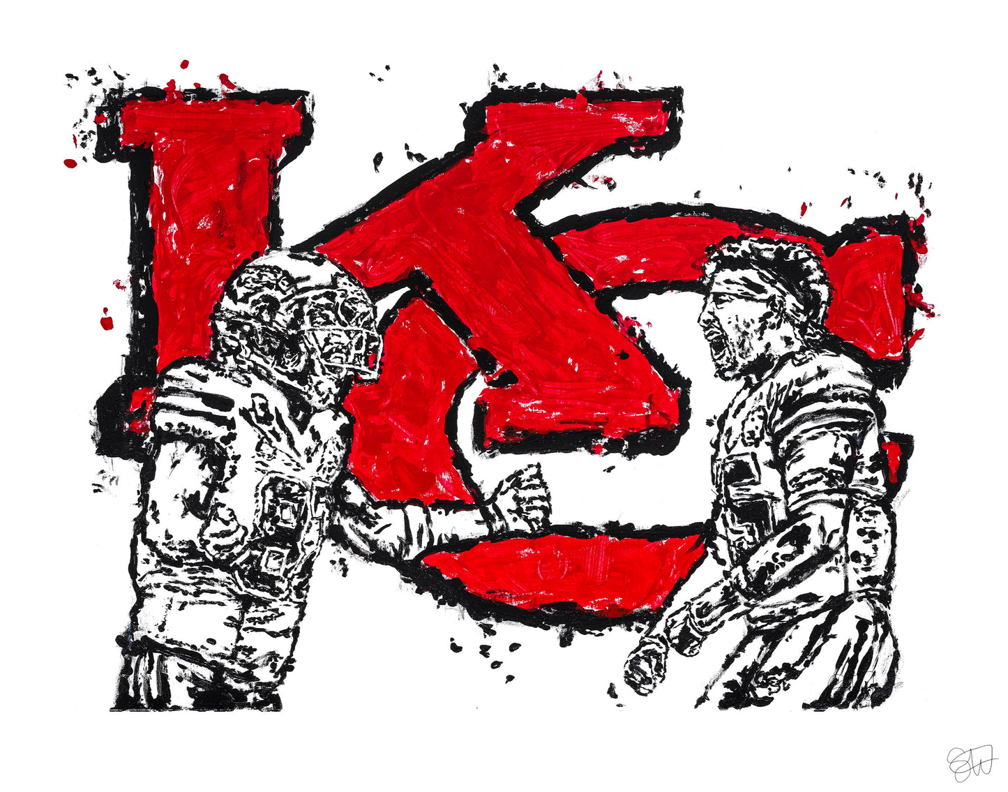 Travis Kelce and Patrick Mahomes