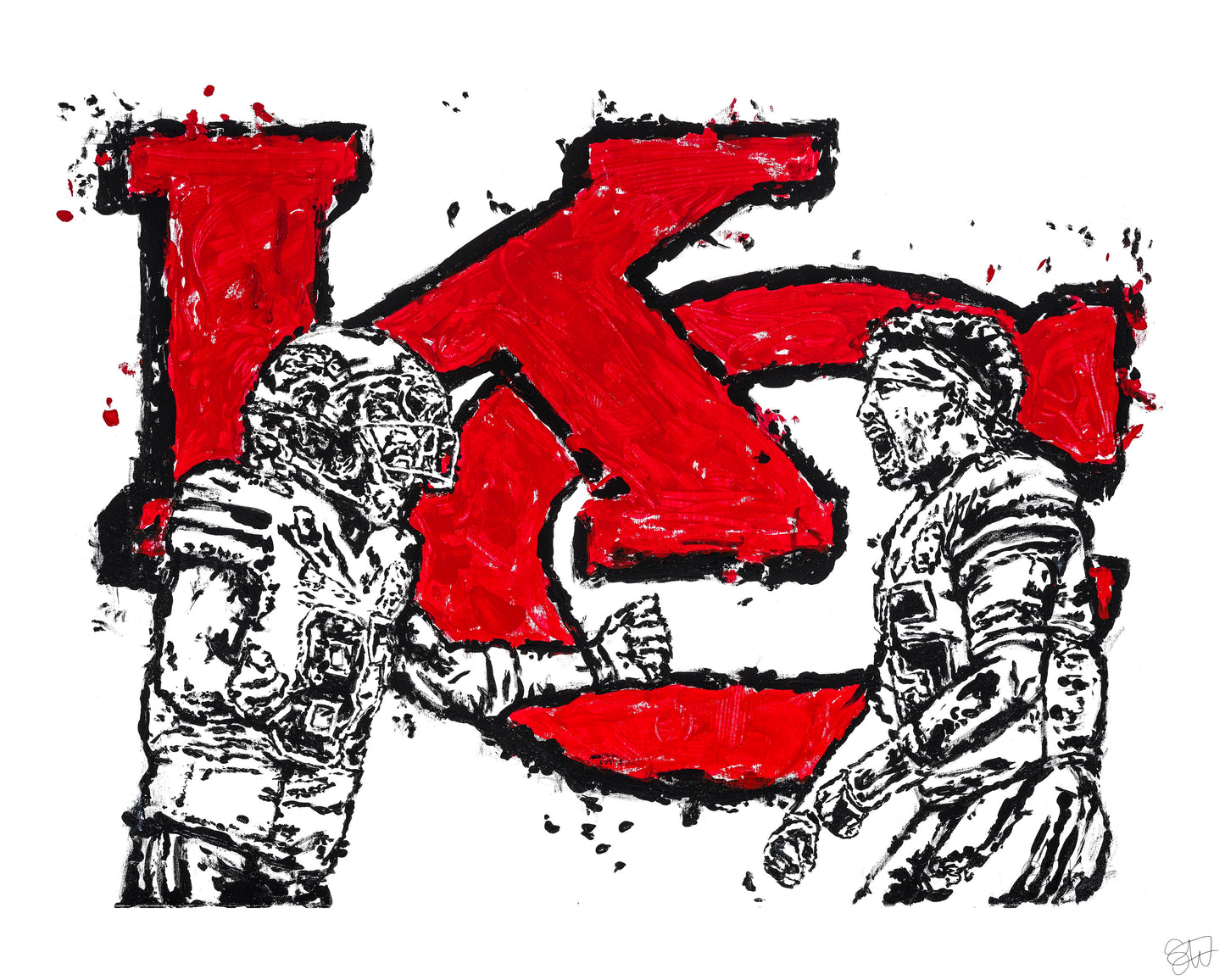 Travis Kelce and Patrick Mahomes