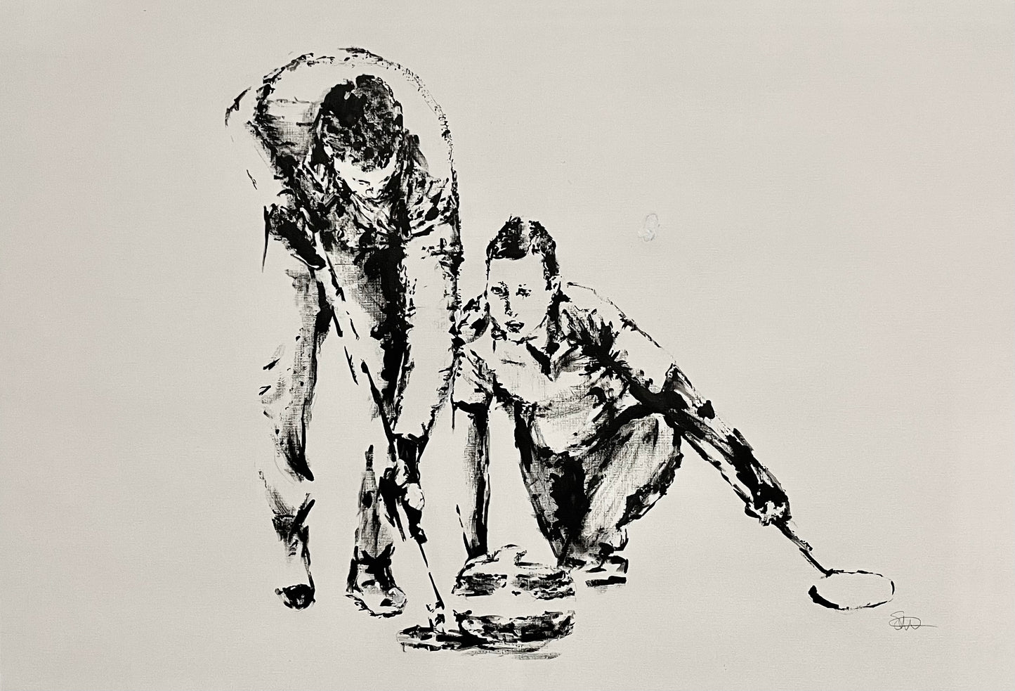 John Morris and Rachel Homan