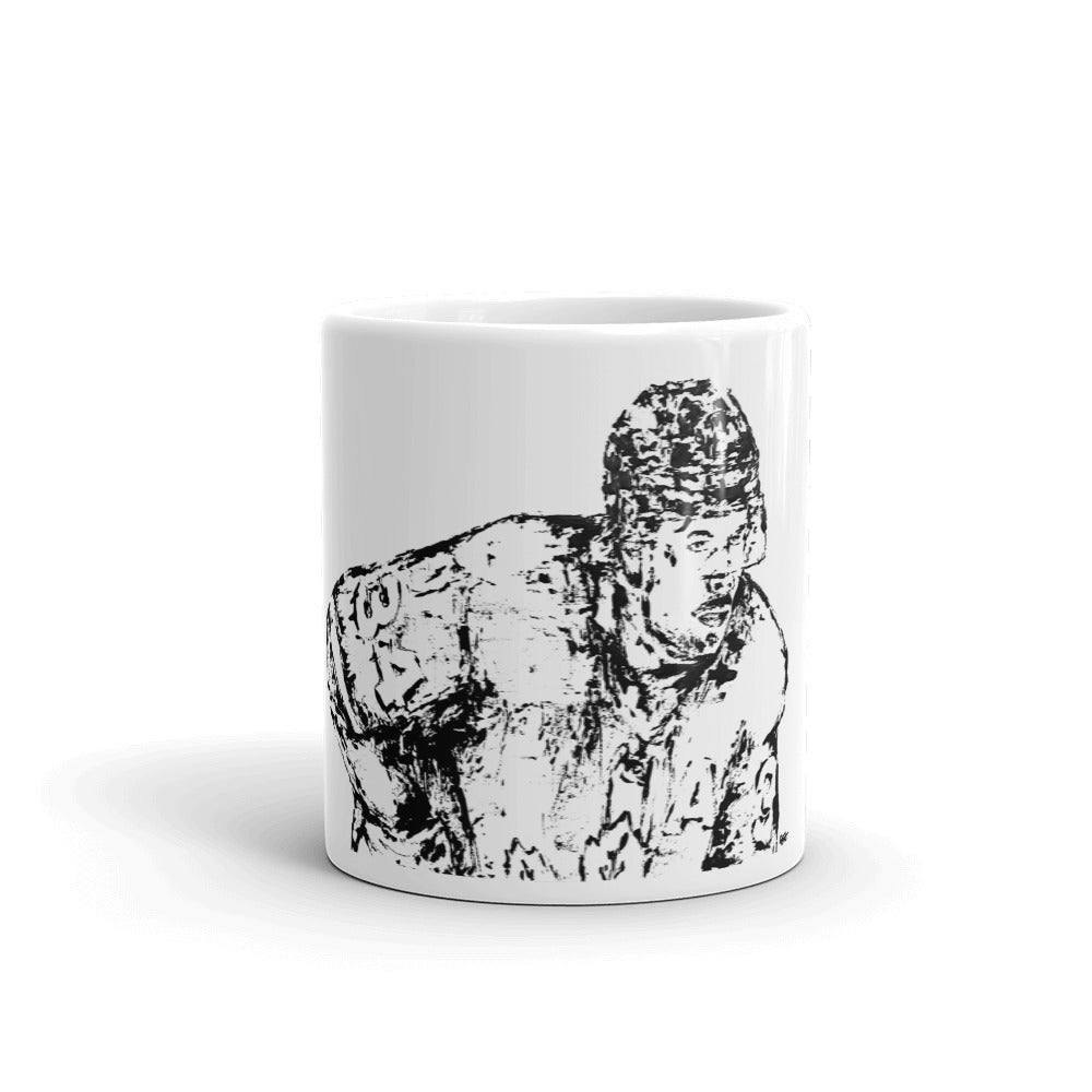 Auston Matthews White glossy mug