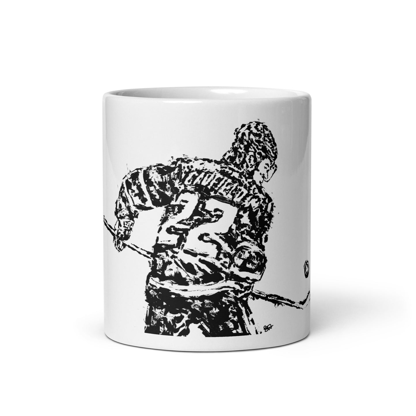 Cole Caufield White glossy mug