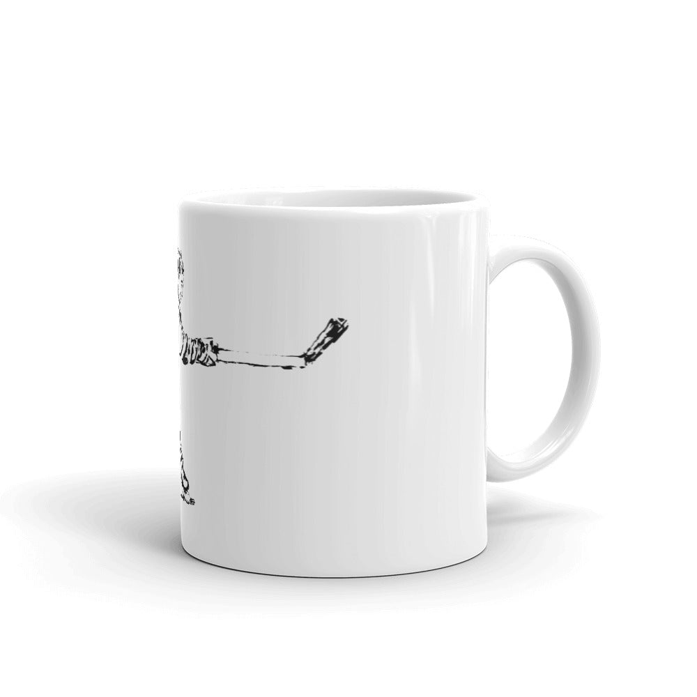 Guy Lafleur White glossy mug