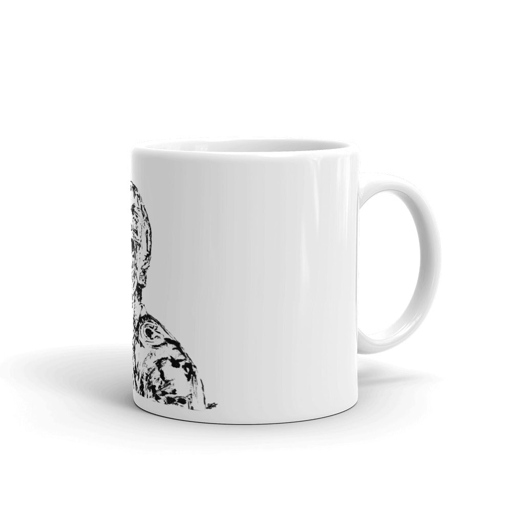 Nathan MacKinnon White glossy mug