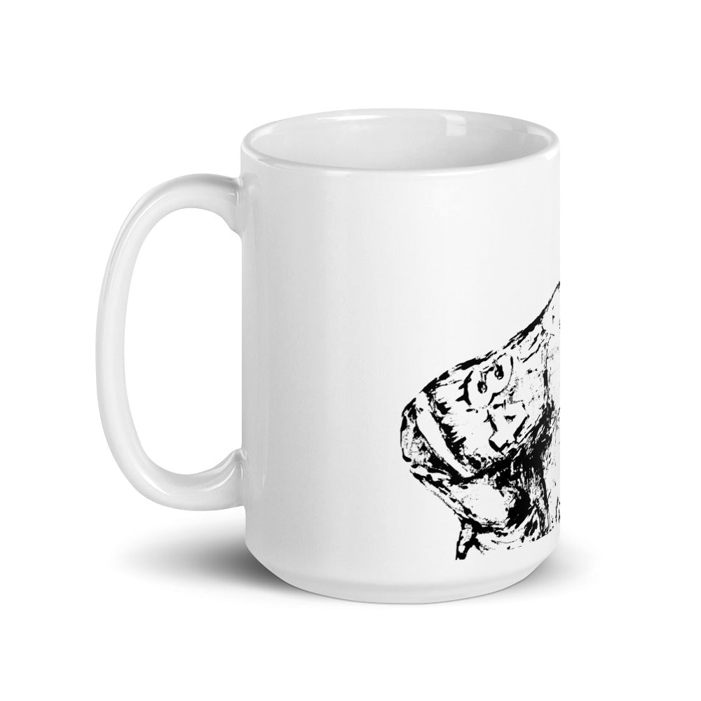 Auston Matthews White glossy mug