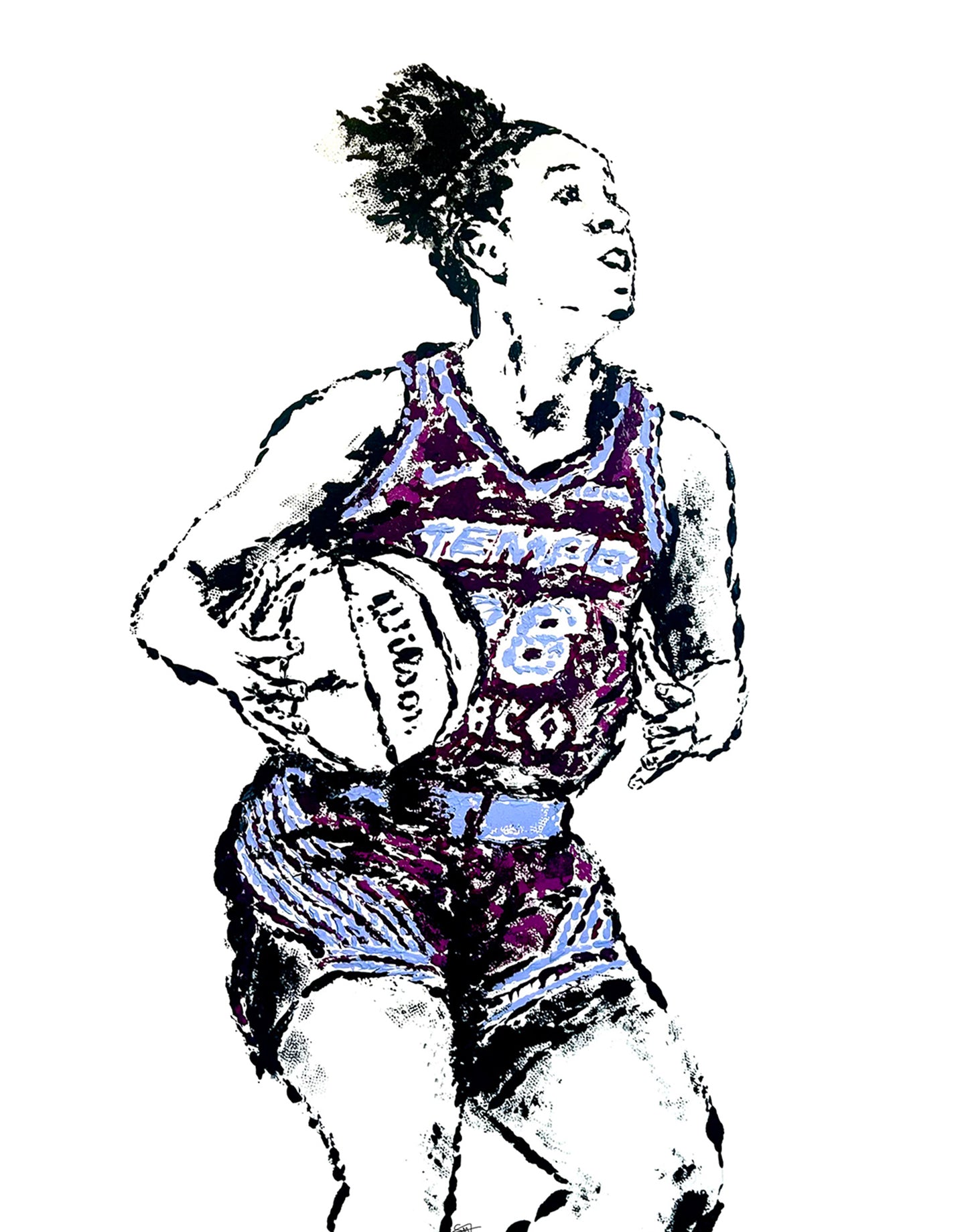 Kia Nurse, Toronto Tempo print
