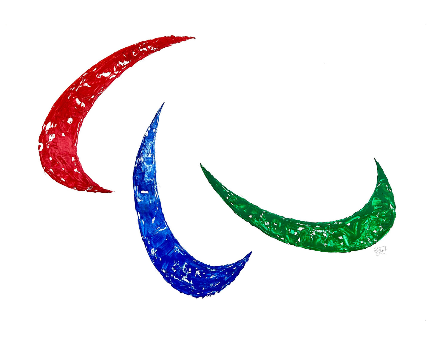 Paralympic Logo - Winter Edition print